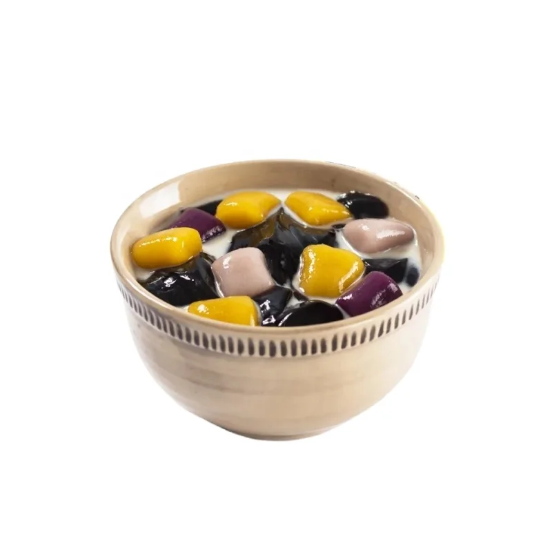 Herbal HALAL Dried Black Grass Jelly Powder For Bubble Milk Tea