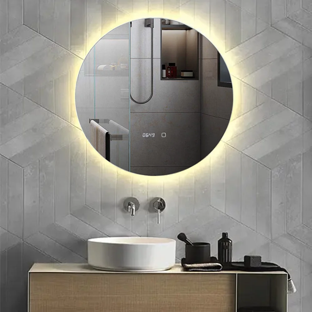 MAX.C Round Backlight Spiegel Led Intelligent Bath Mirrors Smart