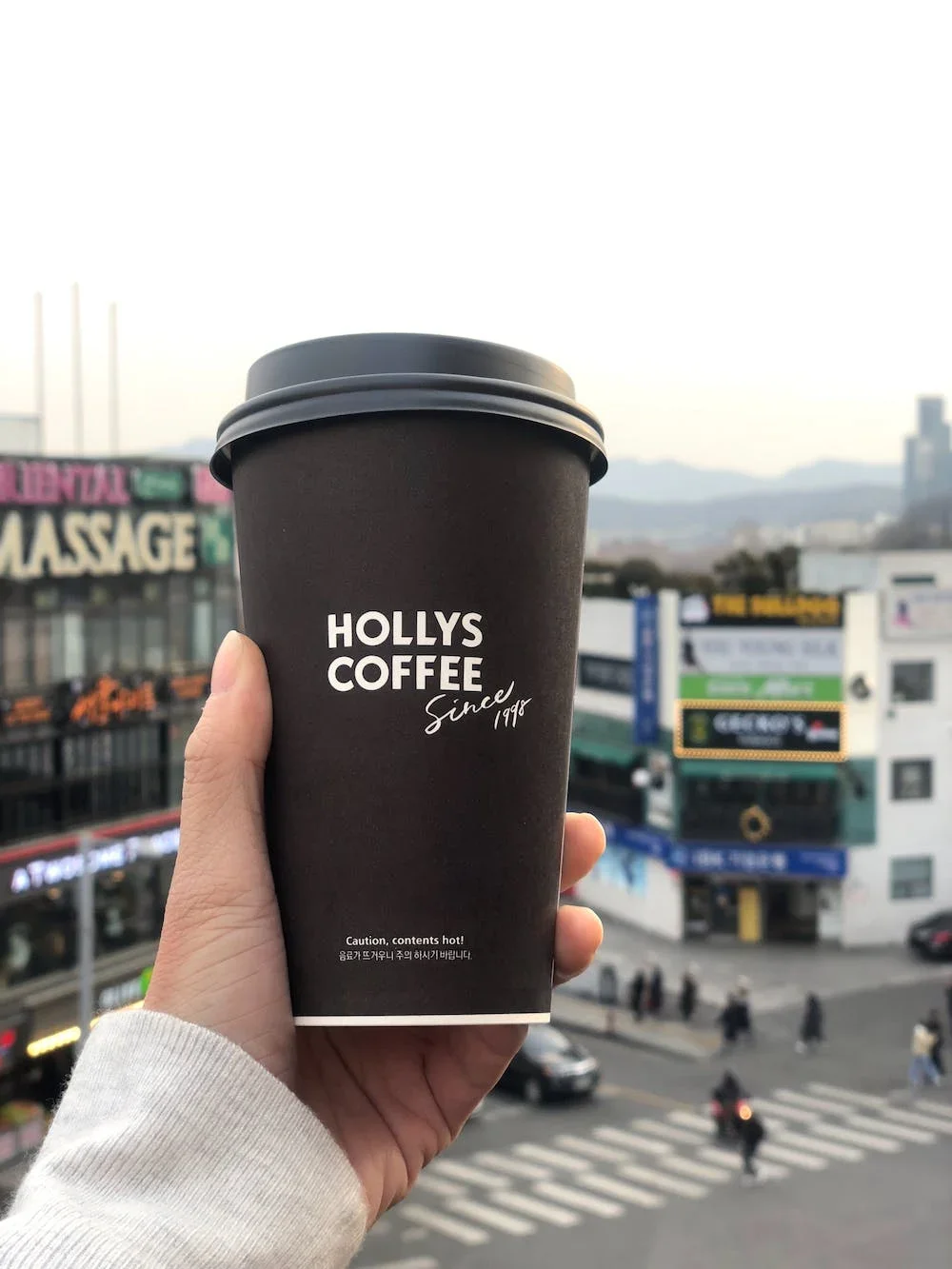 Matt Printing Heat-insulated Double Wall Hot Drinking Disposable Paper Coffee Cups with Lid Single Tea Cup Tea Sets 4 - 24 Oz