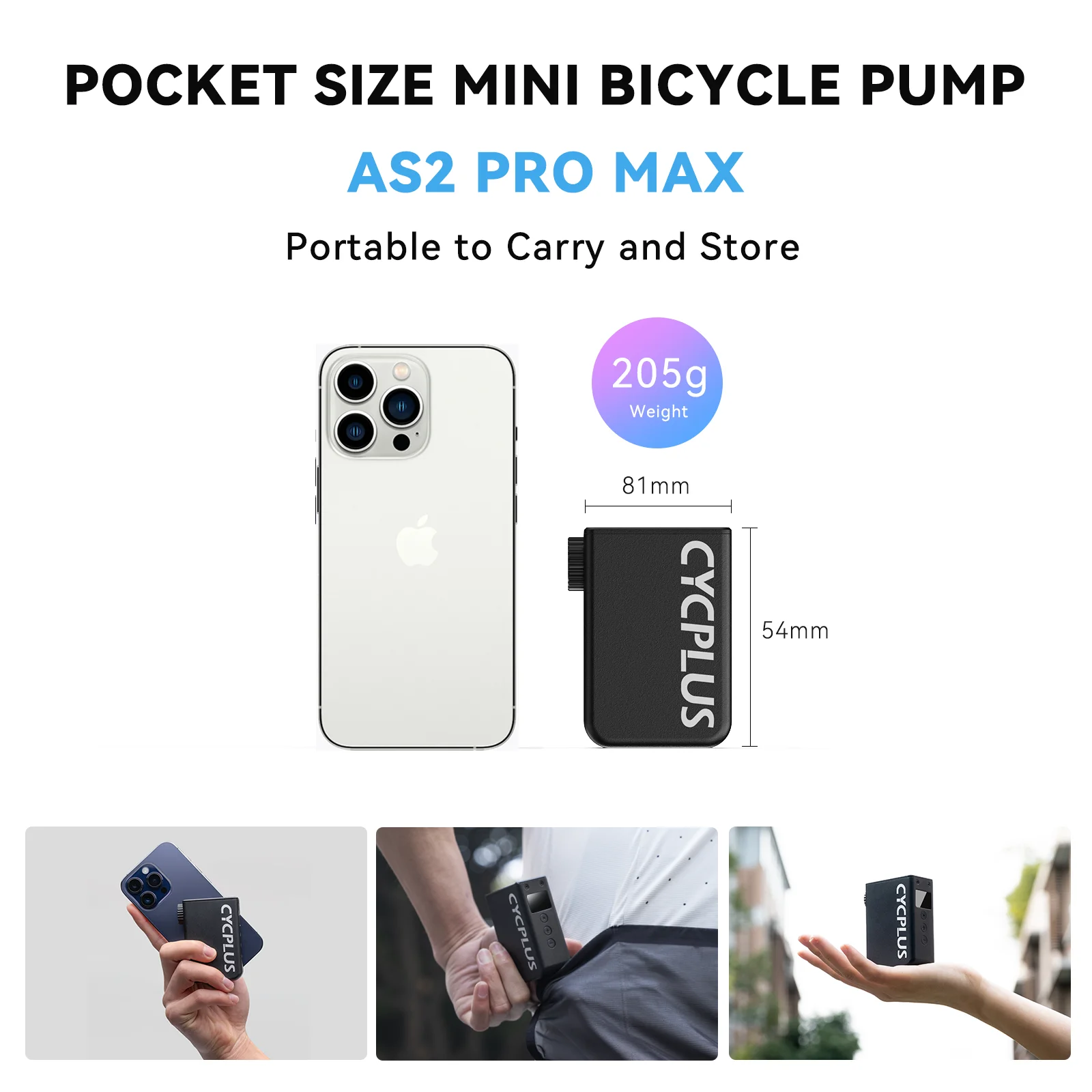 Wireless Tire High Air Pressure Pump Portable Electric Bike Pump Bicycle Mini Air Pump