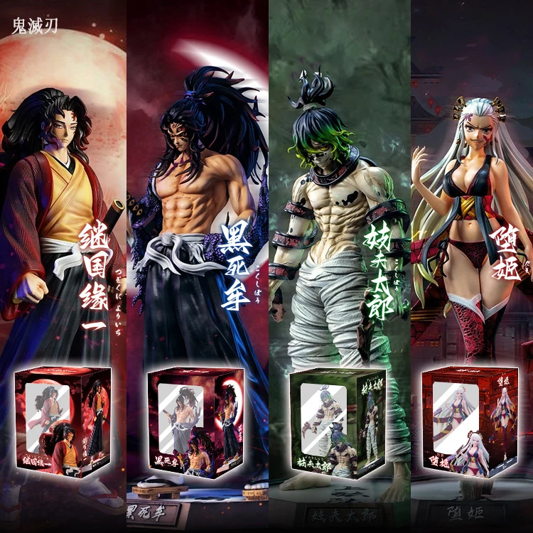 Anime Demon Slayer Action Figure kokushibo Kimetsu No Yaiba Muzan Kibutsuj Tengen Tsugikuni Yoriichi