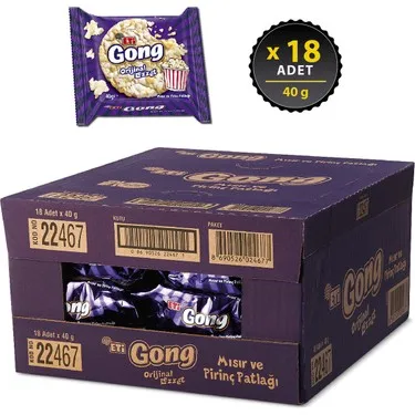 Сборщик кукурузы и мешковатого риса Eti Gong 40 г x 18 свежий запас новая дата из