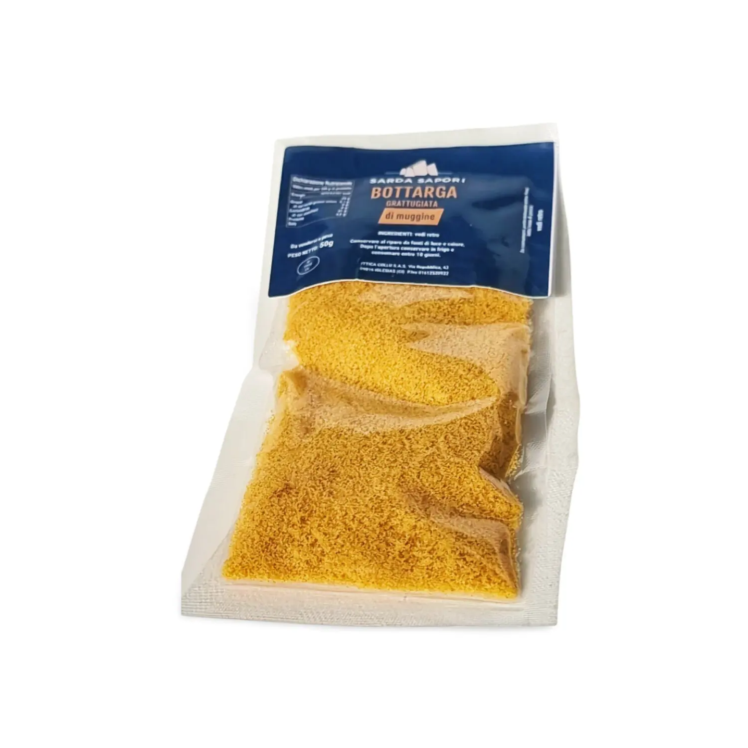 Select Sardinian Mullet Roe - Italian Bottarga 70g in Bag - Discover the Best of Seafood Roe