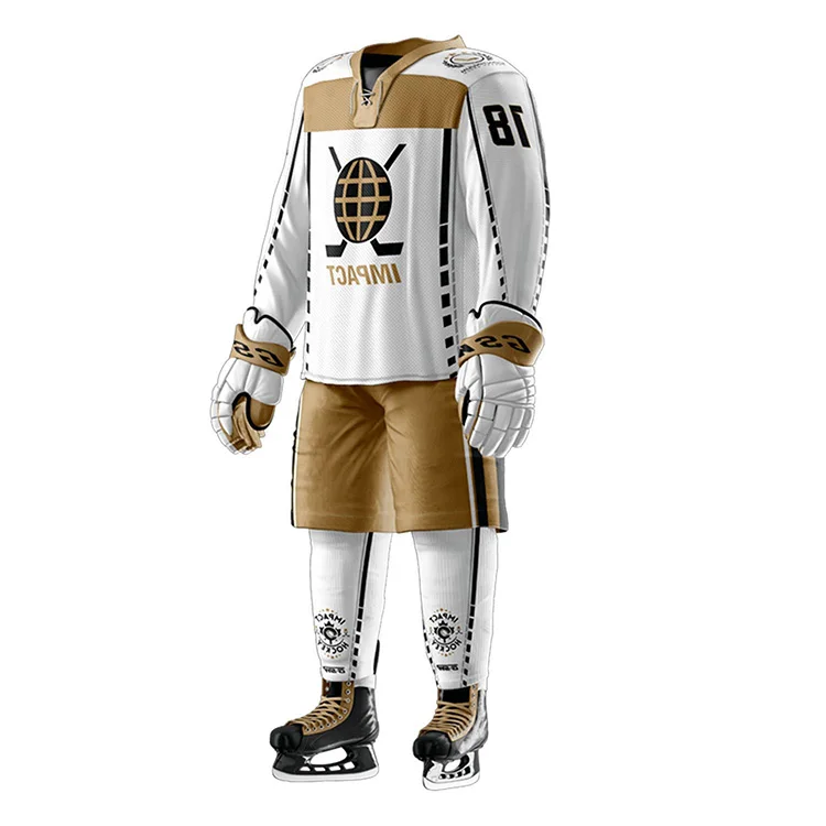 Customized Printing Logo Ice Hockey Uniform set Team wear Cheap price Custom 100% polyester Sportswear Ice Hockey Uniform
