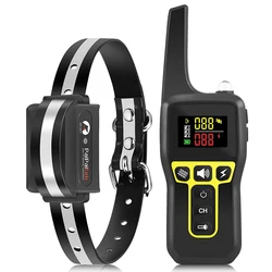 New Product Color Screen Shock Dog Training Collar Pet Training Products Electronic Bark Collar With Remote Control