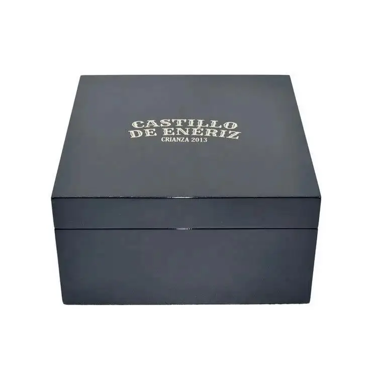 sublimation wine box cherry wood red wine in wooden gift box wooden wine box bulk