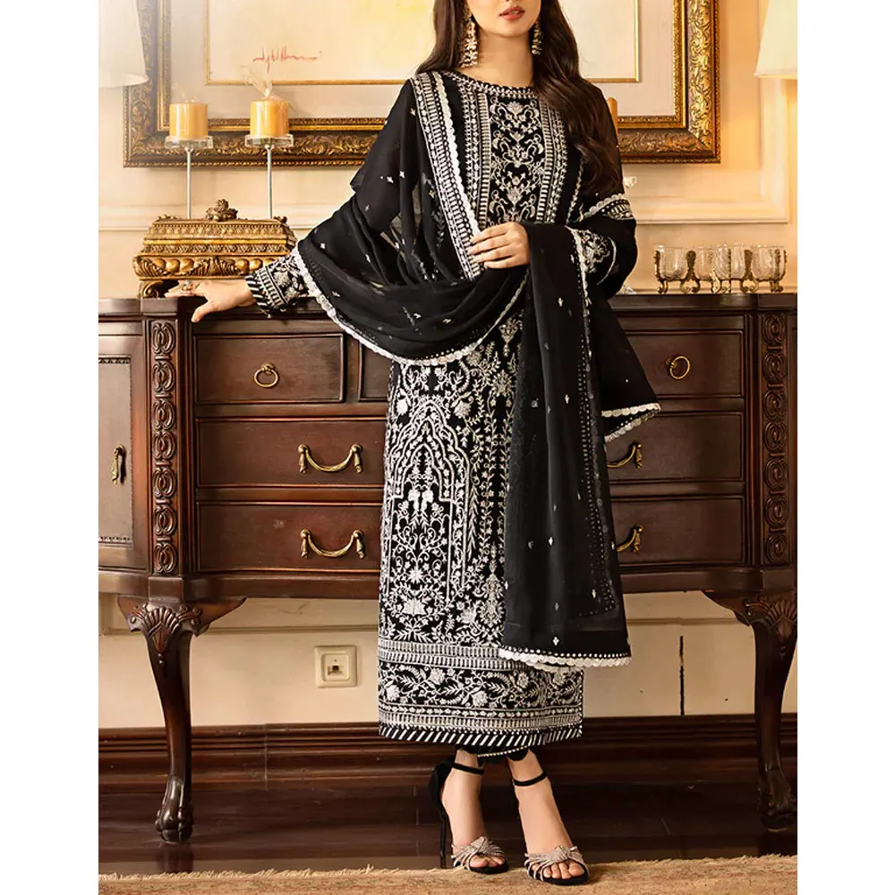 Wholesale Price Wedding dresses for women 2024 Muslims wedding dress with fancy Heavy Embroidery Design work