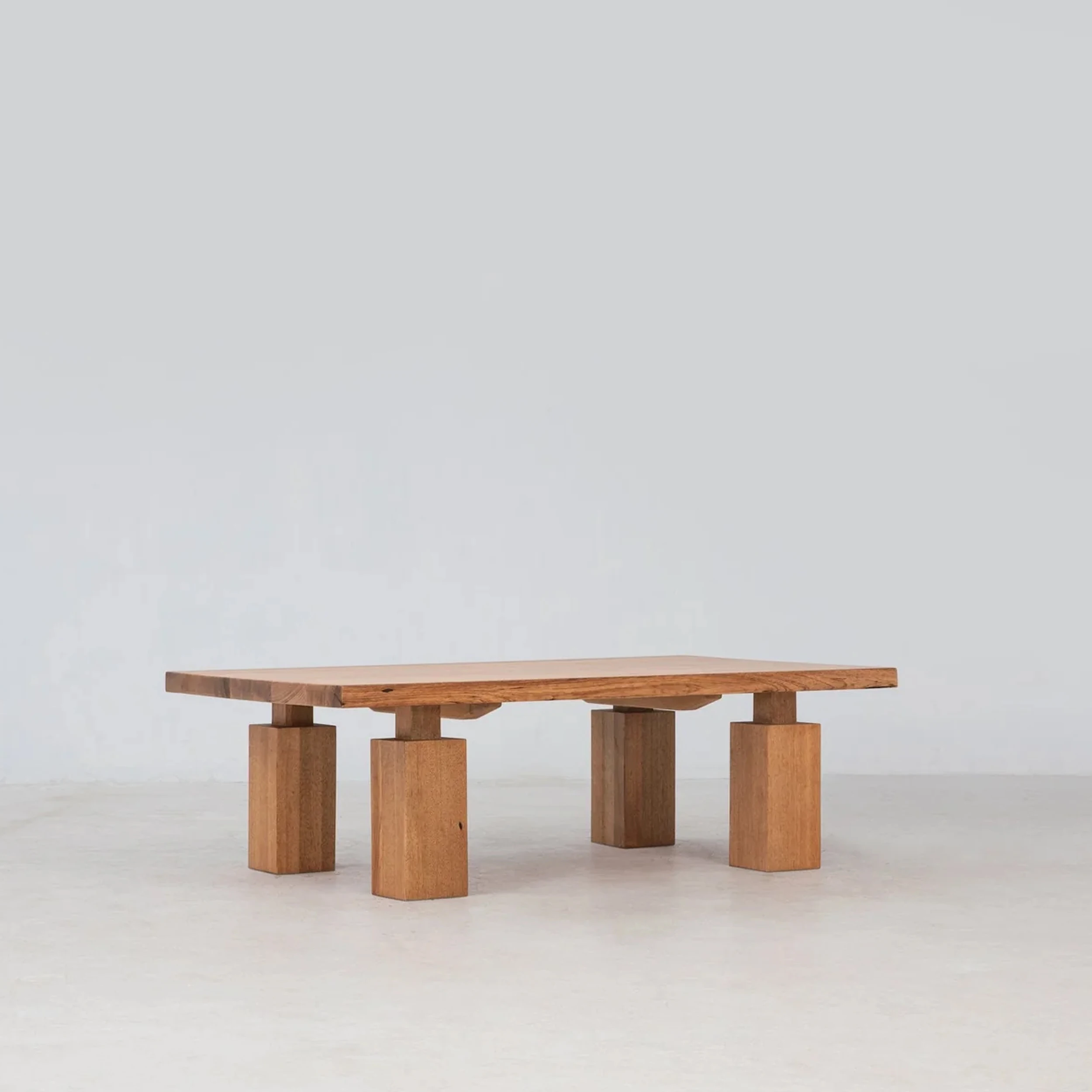 New Models Rectangular Natural Teak Wood Coffee Table - Dio