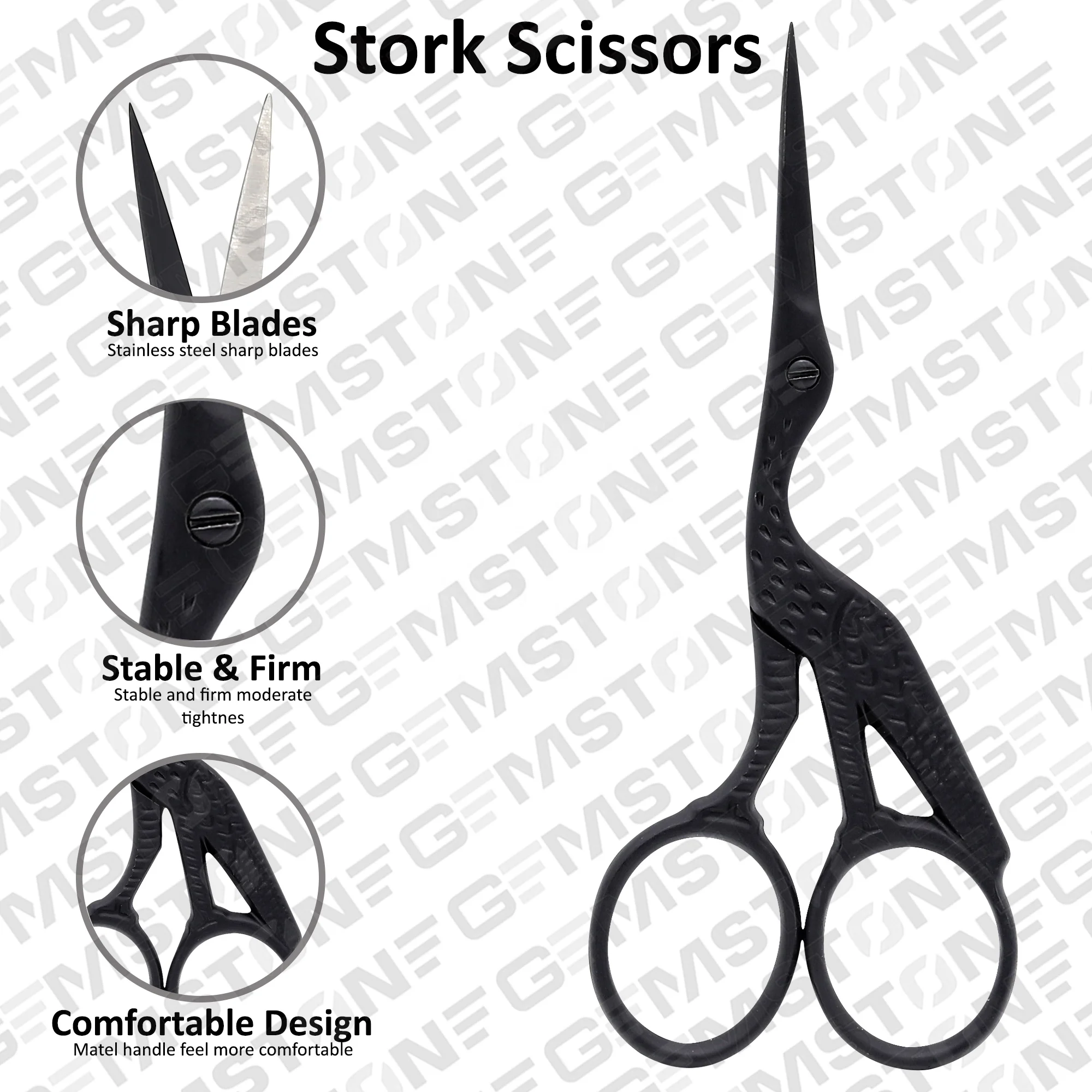 BLACK HAIR EXTENSIONS PLIERS TOOL KIT WITH HAIR SECTION CLIPS PULLING LOOP HOOK RING SCISSOR AND NEEDLES HAIR PARTING TOOLS KIT