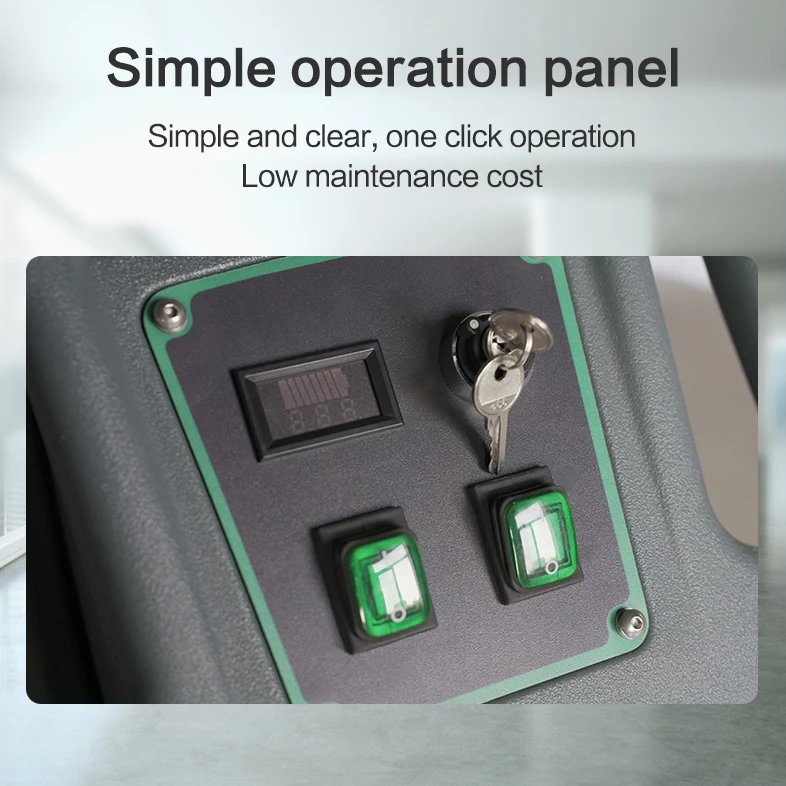 High Efficiency Automatic Commercial Electric Manual Industrial Floor Scrubber