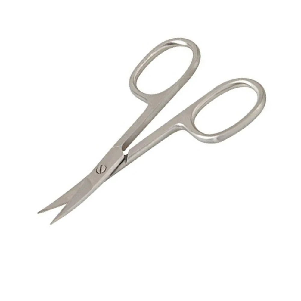 Nail Cuticle Scissors Stainless Steel Flat Curved Trimming Manicure Germany Premium Scissors Multi-purpose Cuticle Scissors