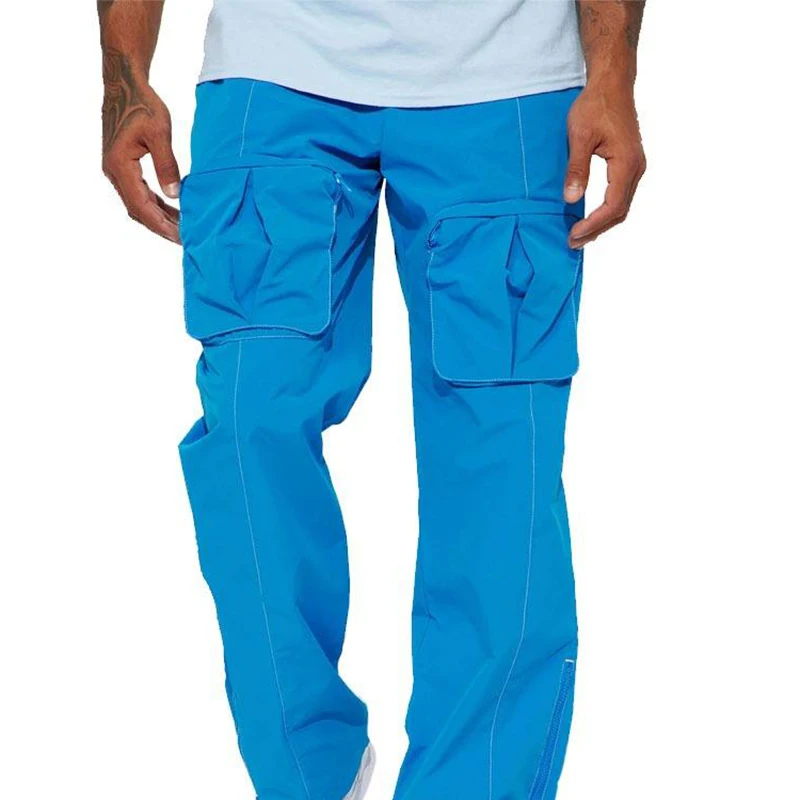 High Quality Custom Printing Big Pocket Slim Fit Cargo Pants for Men Comfortable Professional Design OEM Cargo Pant