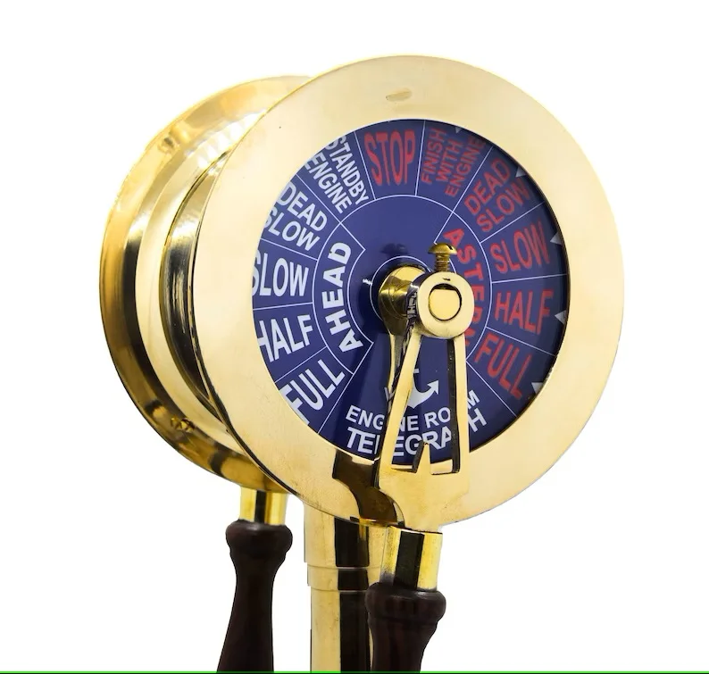 Brass Telegraph Nautical Designer Metal Crafts Pen Holder Nautical Vintage Style Telegraph Marien use Collectible Marine