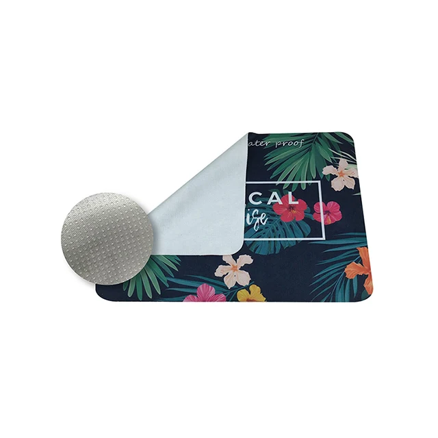 3 в 1 коврик для мыши из микрофибры с силиконовой нескользящей цифровой печатью