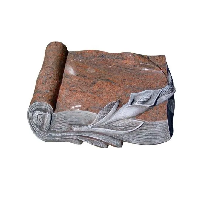 Надгробие в форме книги на вьетнамском языке