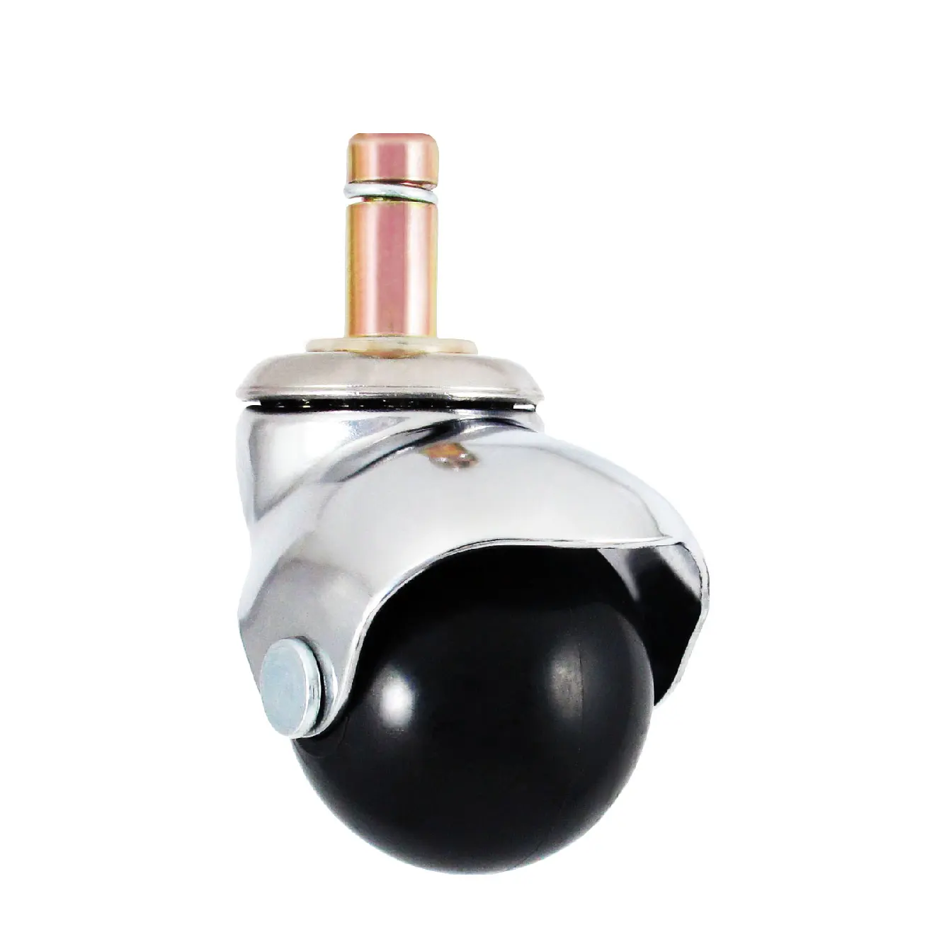 1.5 Inch 10mm Friction Ring Stem Office Chair Polypropylene Ball Wheels