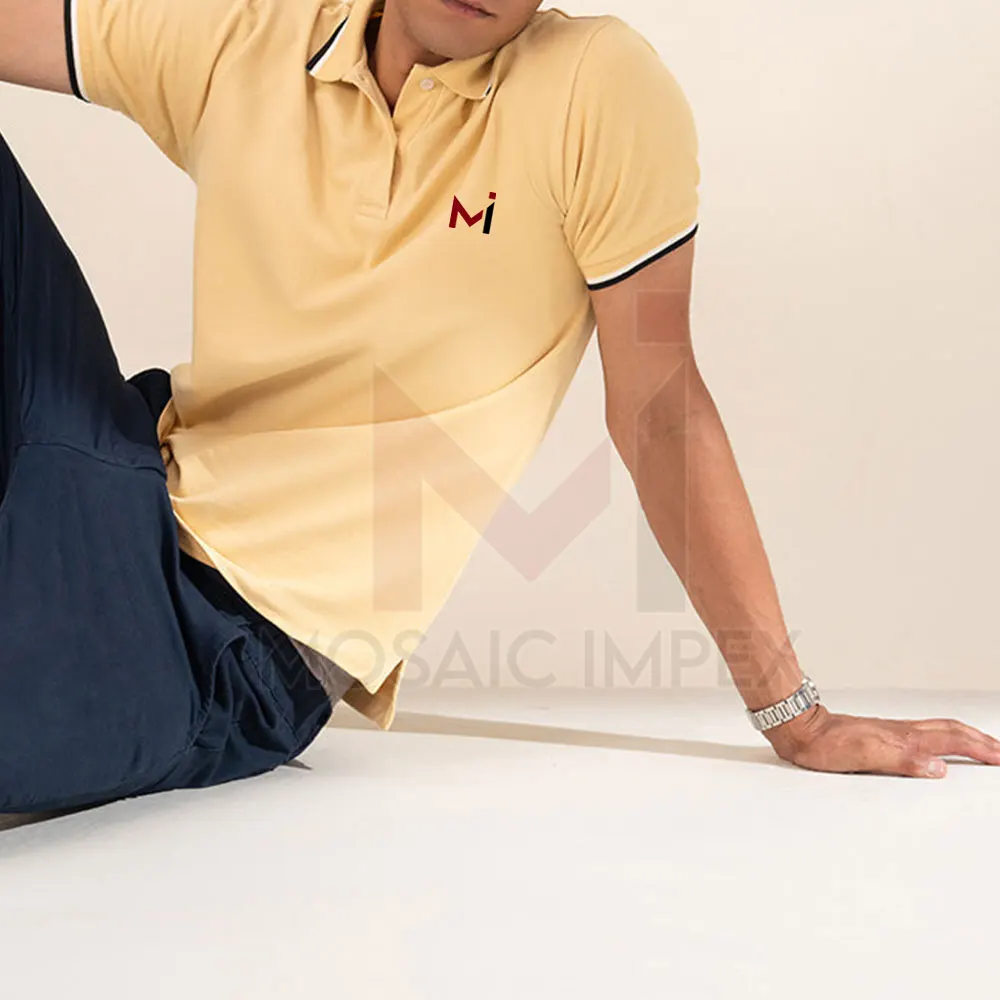 Wholesale Manufacturer Competitive Price Men Polo T-Shirt Branded Material Outclass Wear Men Polo T-Shirt For Online Sale