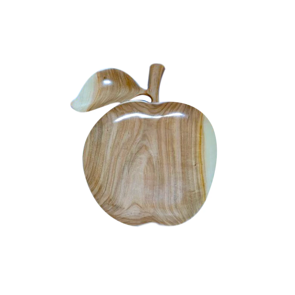 Luxury Design Custom CNC Work Wooden Serving Tray Divided Dish for Nuts Candy Dry Fruits for Parties