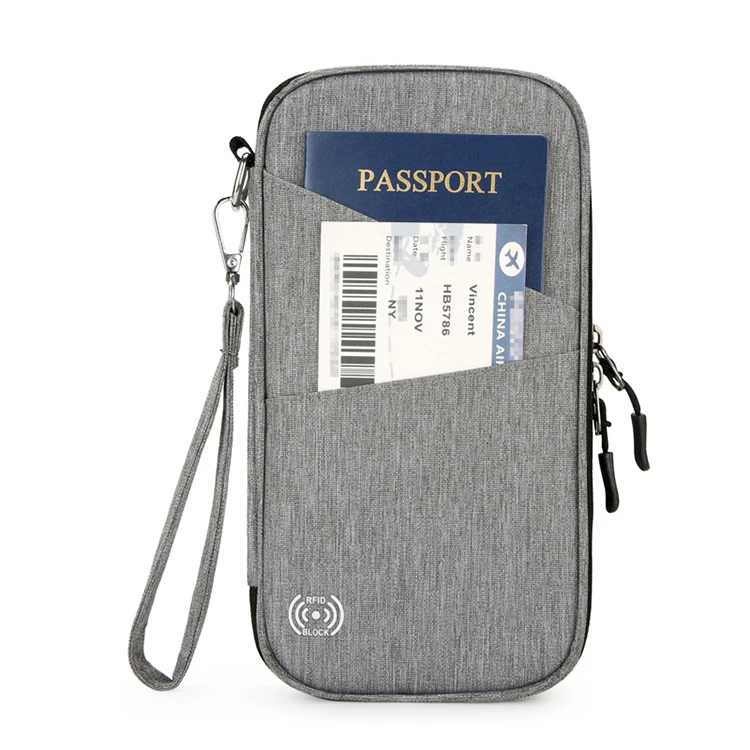 custom waterproof family passport holder frid blocking passport wallet for men women travel document organizer