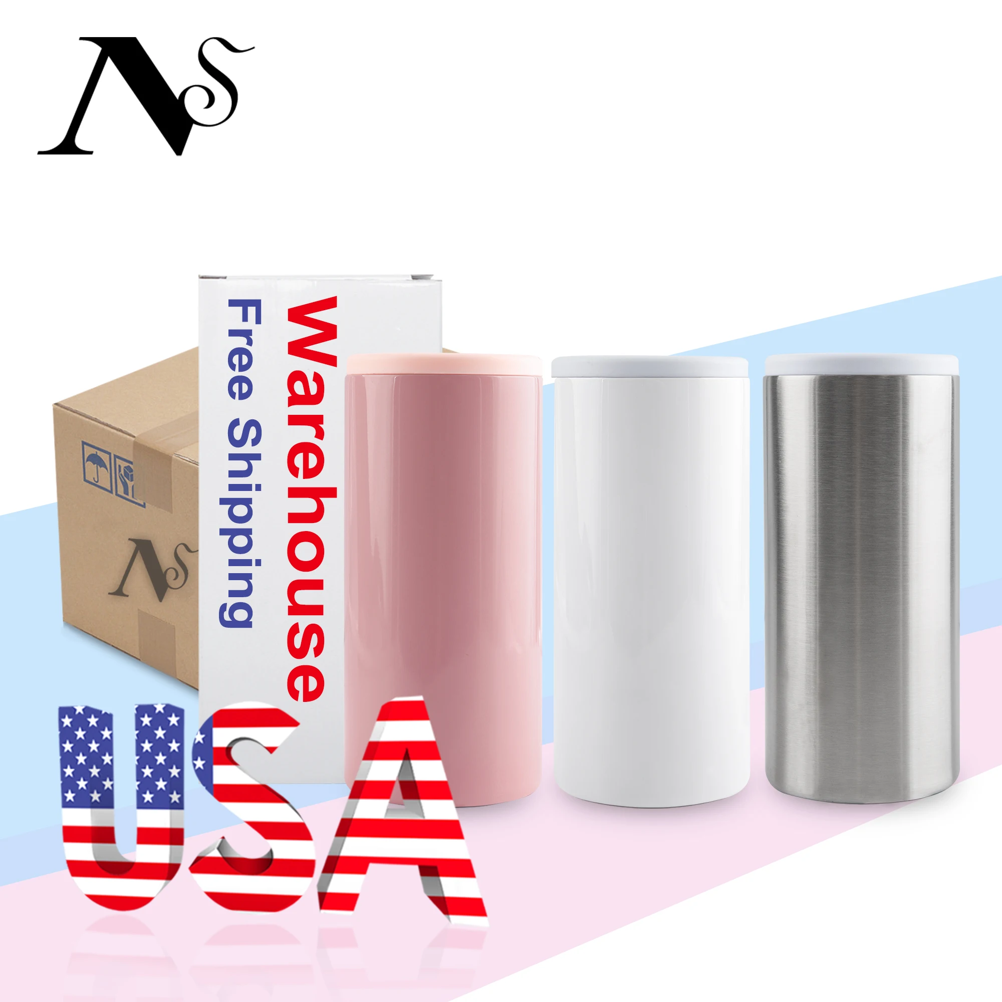 New Fashion Promotional Sublimation Printed Custom Neoprene Can Cooler 330ml slim\/fatty Drink Beer Bottle  Stubby Holder