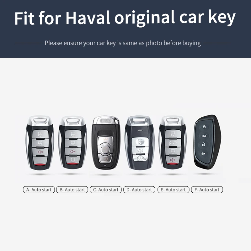 Car Key Case Shell Auto Emblem Keychain Ring For Haval Jolion F7 H9 H6 H2 F7X F7H H8 H3 H4 H1 H5 H7 F5 M4 M6 H6-Coupe