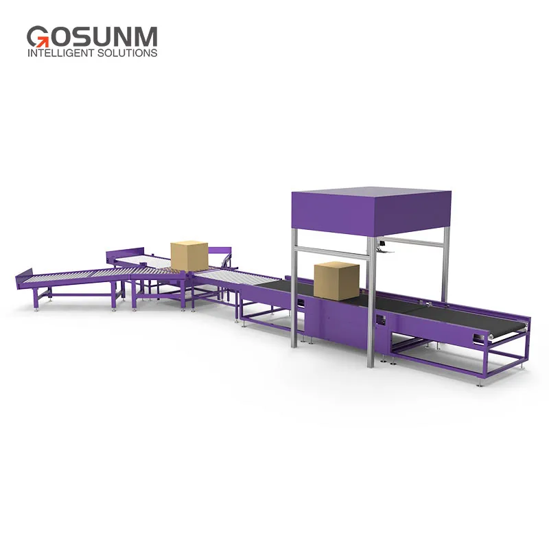 Zigzag Sorting System 3D Outfeeds DWS Scanning Weighing Warehouse And Storage Integrated Automation Belt Conveyor 3Pl Warehouse