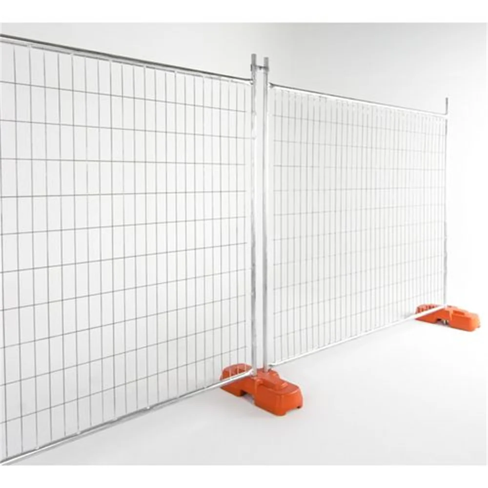 New Zealand Standards Portability Detachable Construction Site Fence Temporary Fence Metal Iron Pvc Coated Plastic Garden Fence