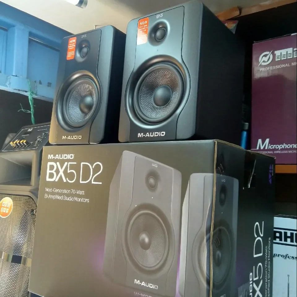 Assert New M Audio Bx5 Studio Monitor Speakers Available Discount Brand New Plus Warranty Offer