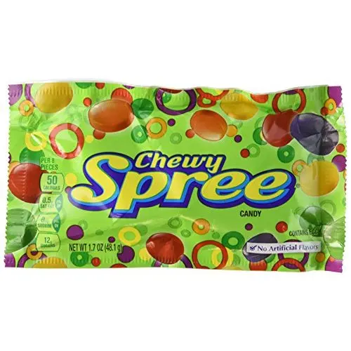 Wonka Chewy Spree Candy, 1.7-ounce Bags (Pack of 24)