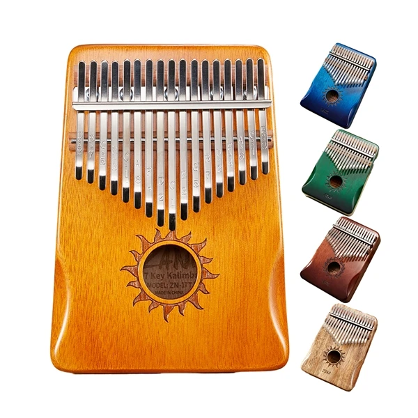 Пианино Kalimba с 17 клавишами: портативный музыкальный инструмент для поиска мелодии традиционный