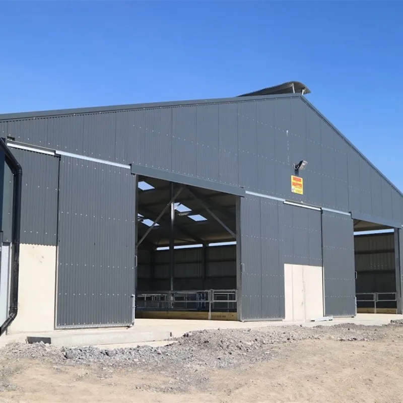 steel structure cowshed cattle slaughter house