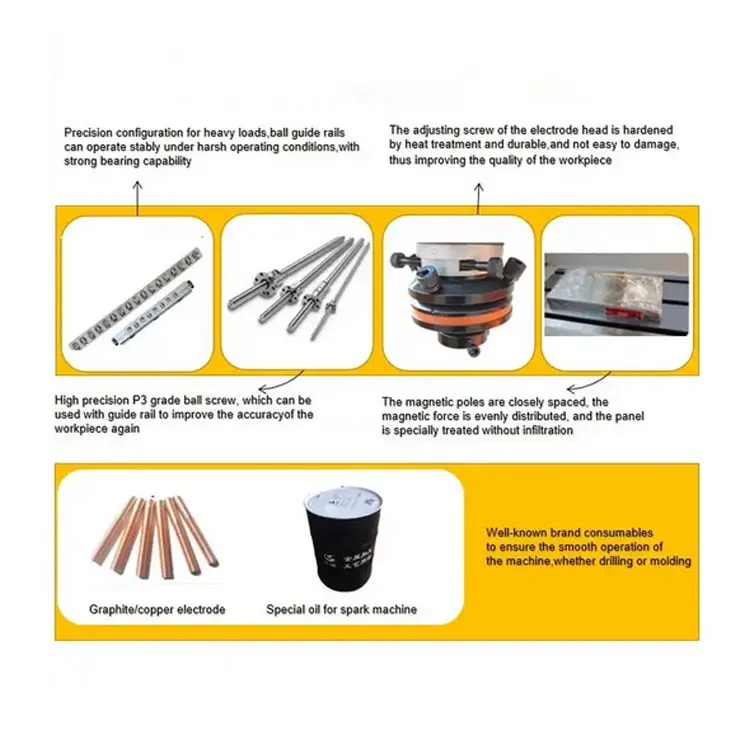 ZNC350 spark electric discharge machine cnc edm spark erosion machine