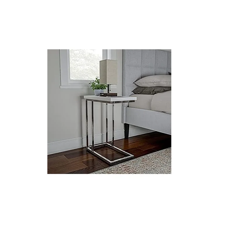 Modern Set Dinning Metal Dining marble Bedroom Restaurant decor table  Coffee High Quality Metal Round Side Table With Metal