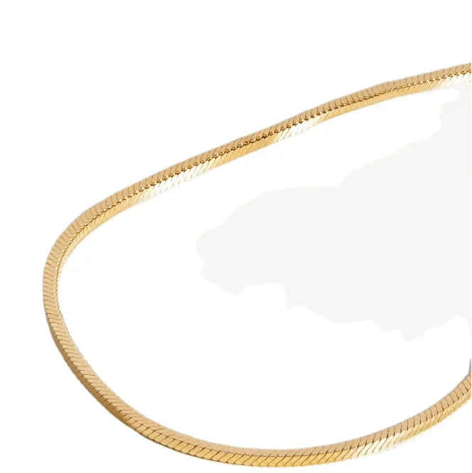 Fine Fashion Jewelry Anklets Sterling Silver Anklet 925 Square Snake Chain Vermeil Brand Women 18kt Gold Paltes Jewelry 2022