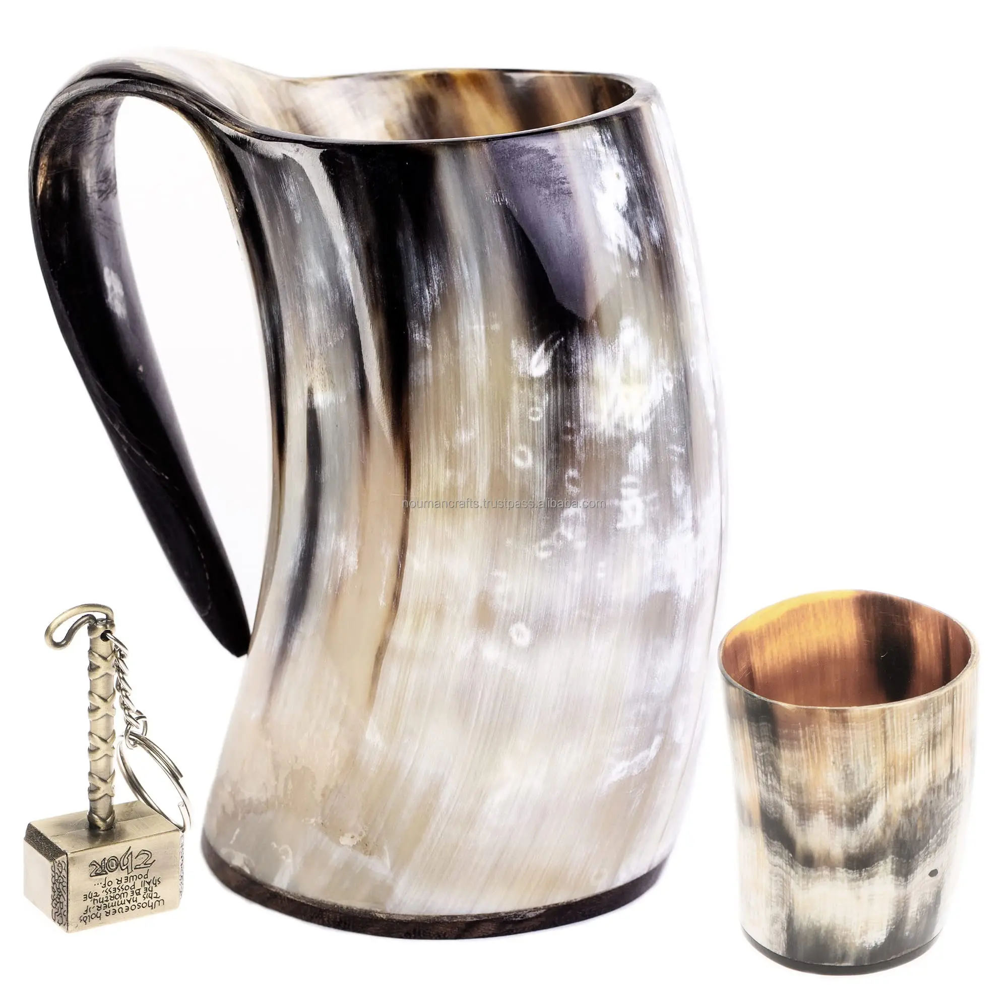 water buffalo drinking horn mug viking horn mug hot selling natural quality handmade