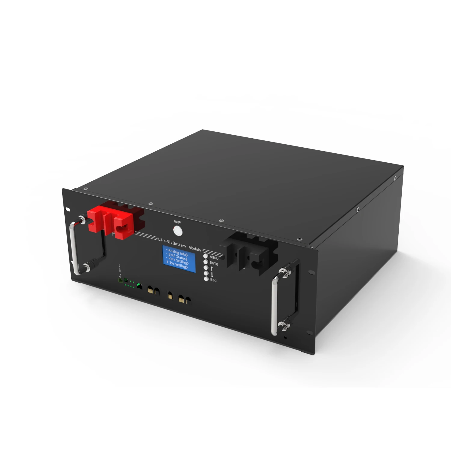KHZH Rack Mount Batteries 51.2V 100AH 5.12kwh LiFePO4 Home Energy Storage  Battery 5 Years Warranty With BMS