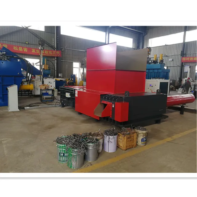 Hopper Type Automatic Non Ferrous Metal Baler With CE  Certification