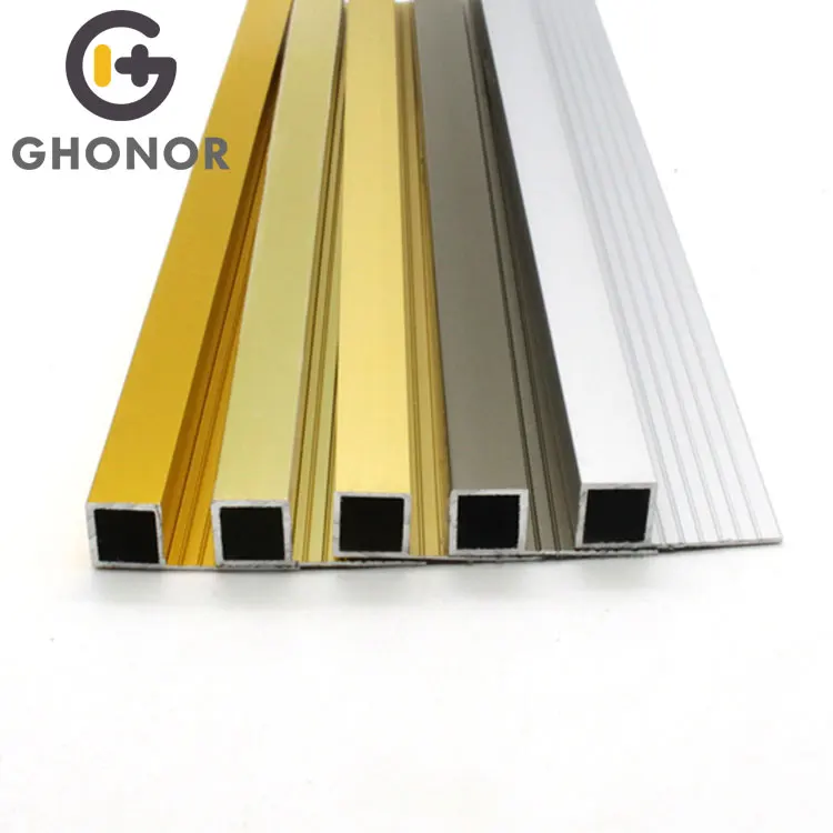 Aluminium Close Edge Square Edging Trim Tile Atrim Turkey Copper Color