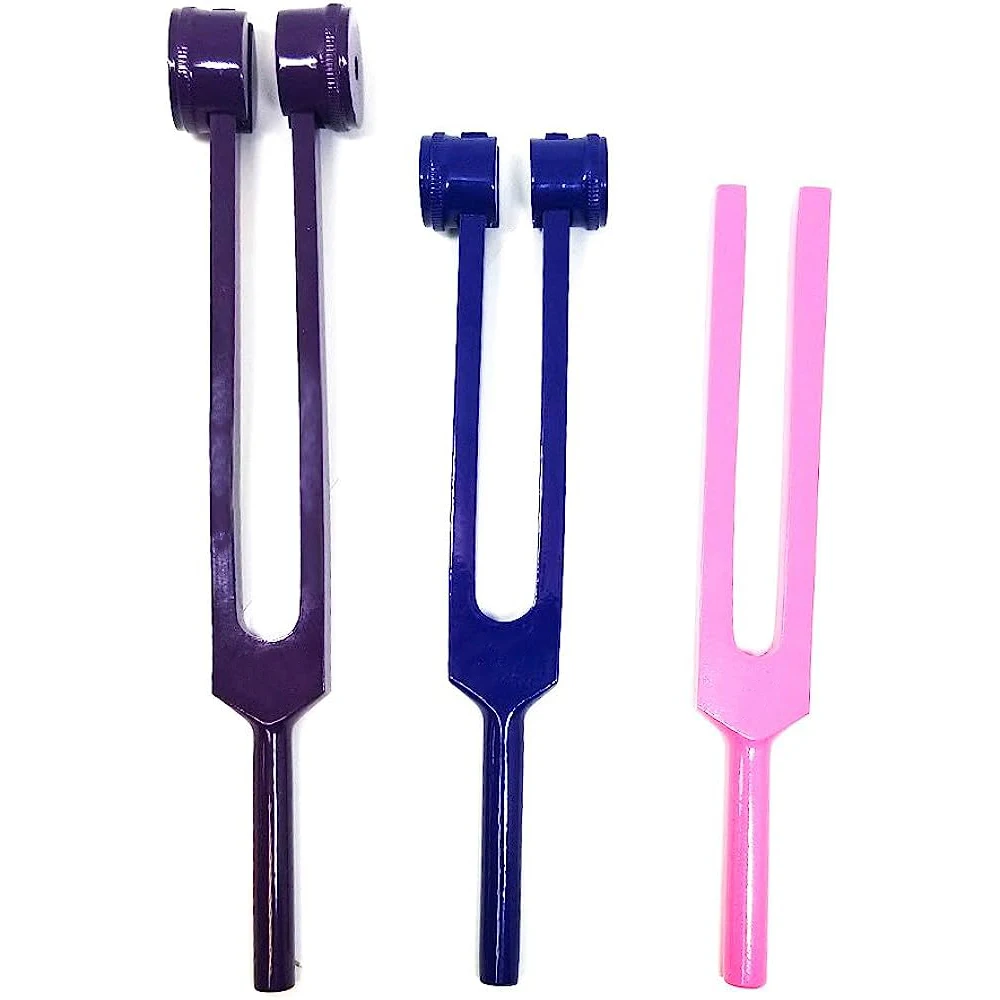 Professional High Quality Gynaecology Surgical Instrument Medical Tuning Fork Set 5 pcs Diagnostic Chakra Tuning Fork set
