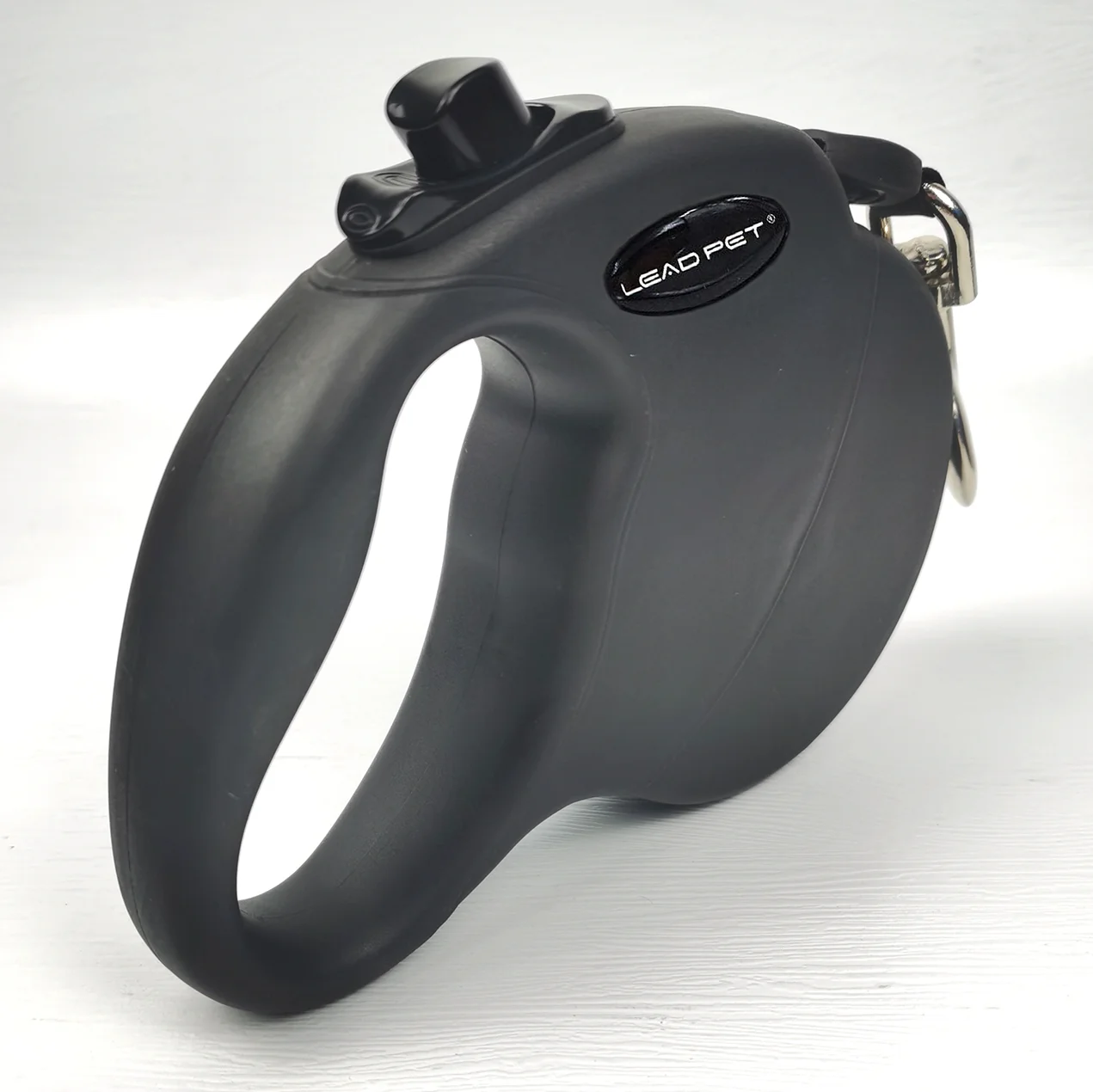 LEAD PET Retractable 16ft Heavy Duty Reflective Nylon Tape Lead for dog Up to 100 LBS. Tangle Free Design One Touch Quick-Lock