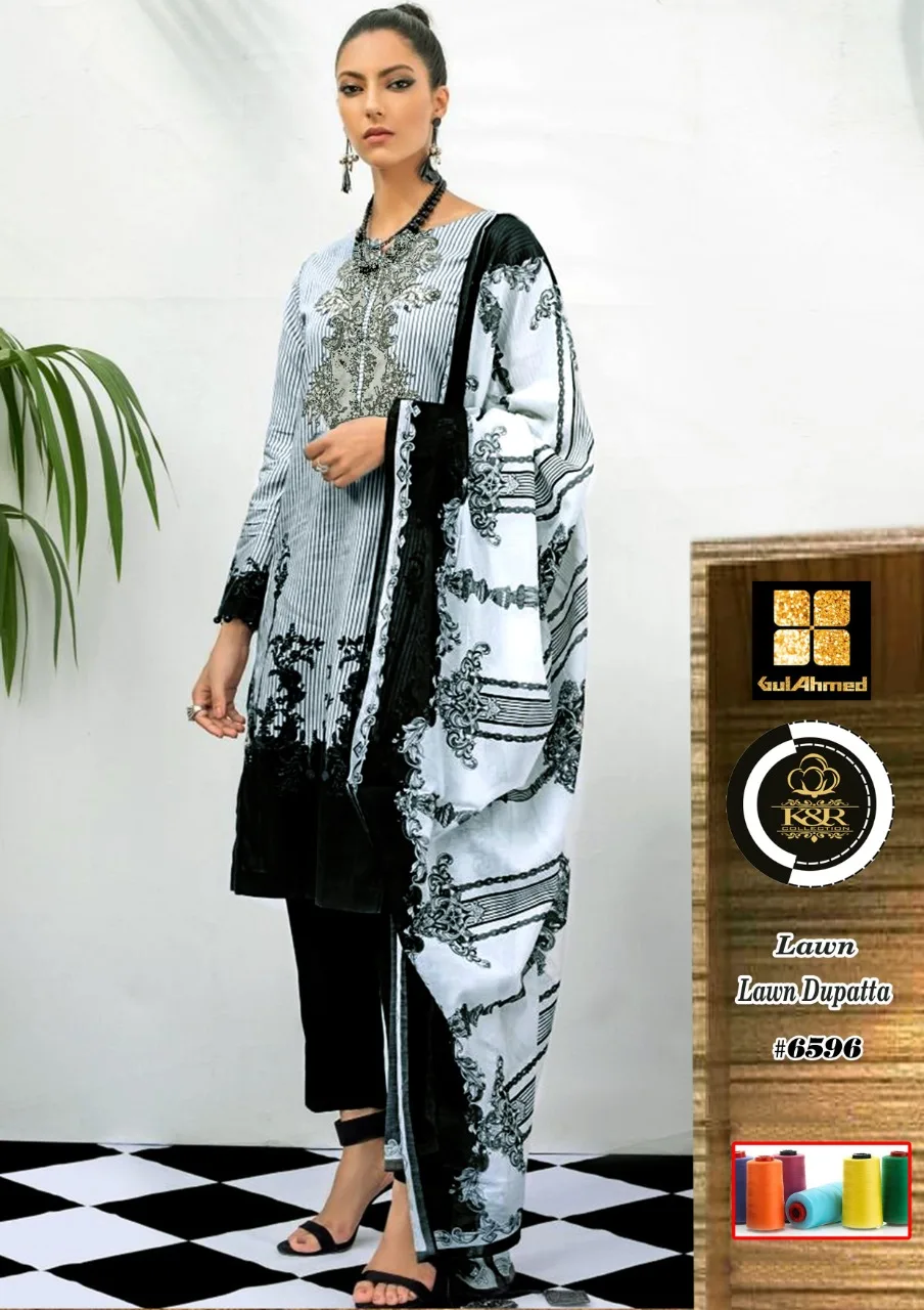 High Quality Fashion Designer Indian Pakistani Lawn/Linen/Cotton Georgette 3 Piece Suits Available on Wholesale Price.