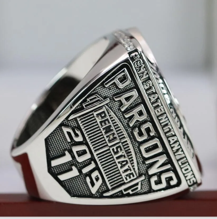 2018 Penn State Nittany Lions Championship кольцо унисекс классическое 925 серебро с бриллиантом для свадебной помолвки