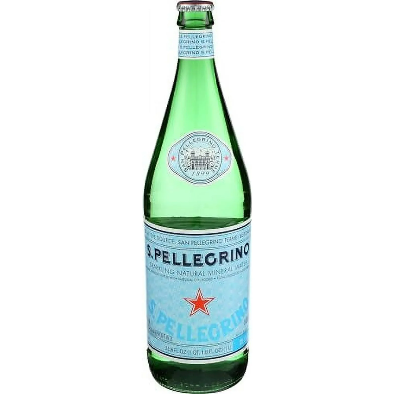 San Pellegrino, Water Sparkling Mineral, 33.8 Fl Oz