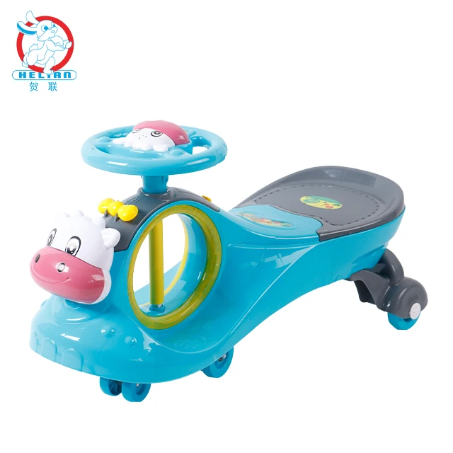 BLM Factory Wholesale Price Plastic Kids Baby Children Wiggle Happy Swing Twist Car Baby Wiggle Car