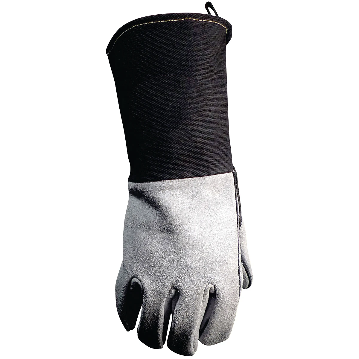High Quality Double-layer Red Hand Safety Protection Real Leather Welding Glovesleather welding gloves