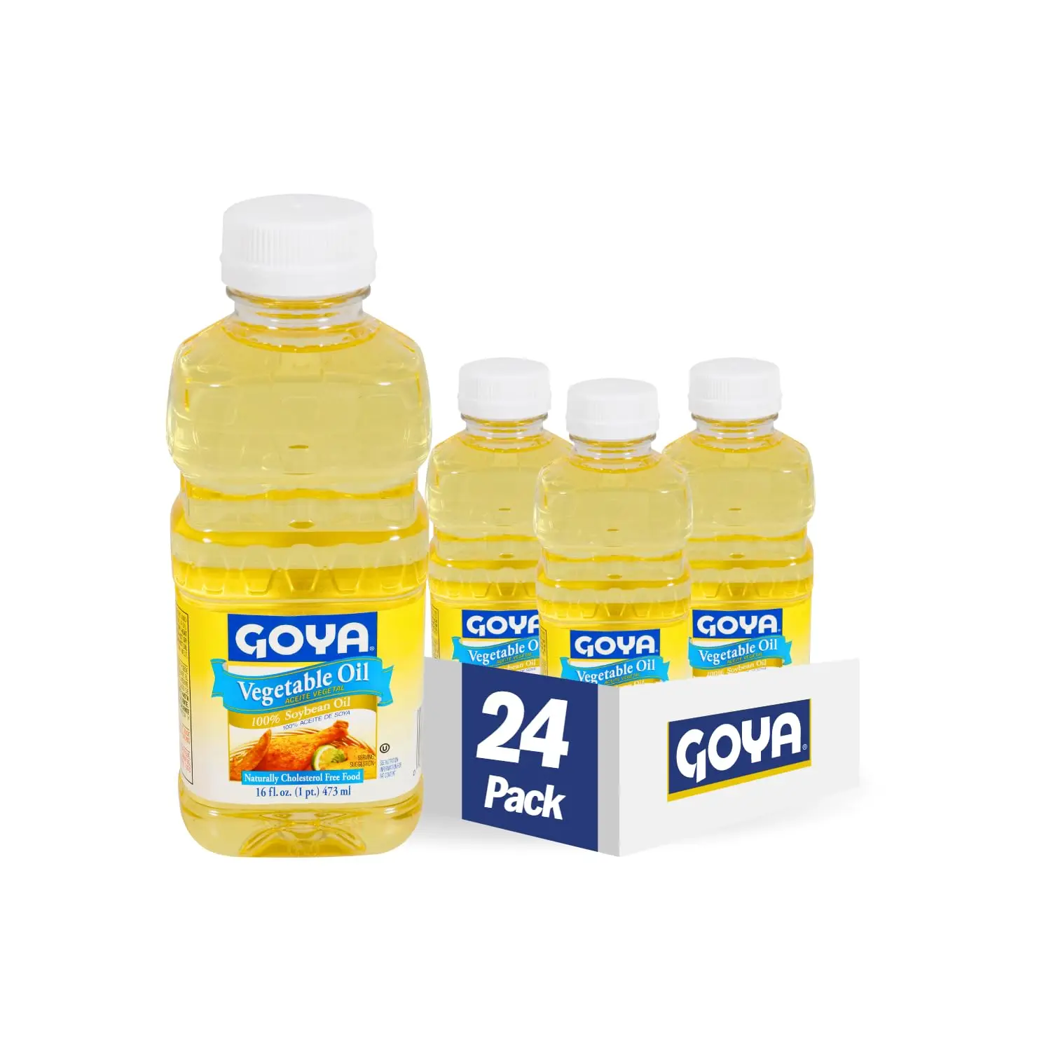 Goya Foods Vegetable Oil, 473ml x (Pack of 24)