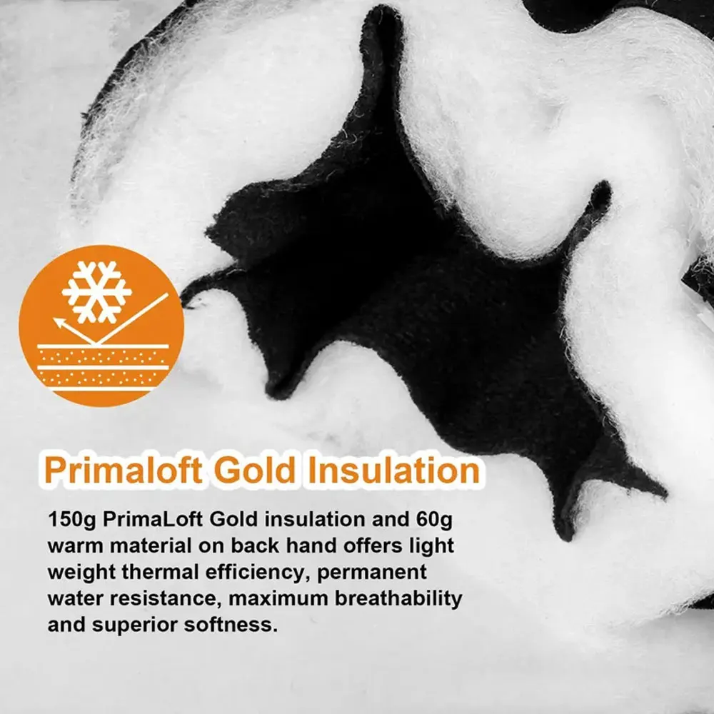 Wholesale Hot Sale New Design Customized Printed Logo Waterproof Breathable Winter Snow Ski Gloves & Mittens