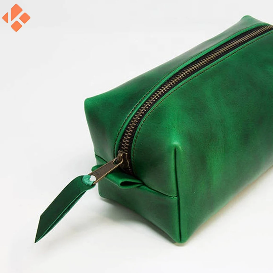 Customised Wholesale Pu Leather Cosmetic Bag Shaver Storage Makeup Travel Toiletry Kit Bag For Men