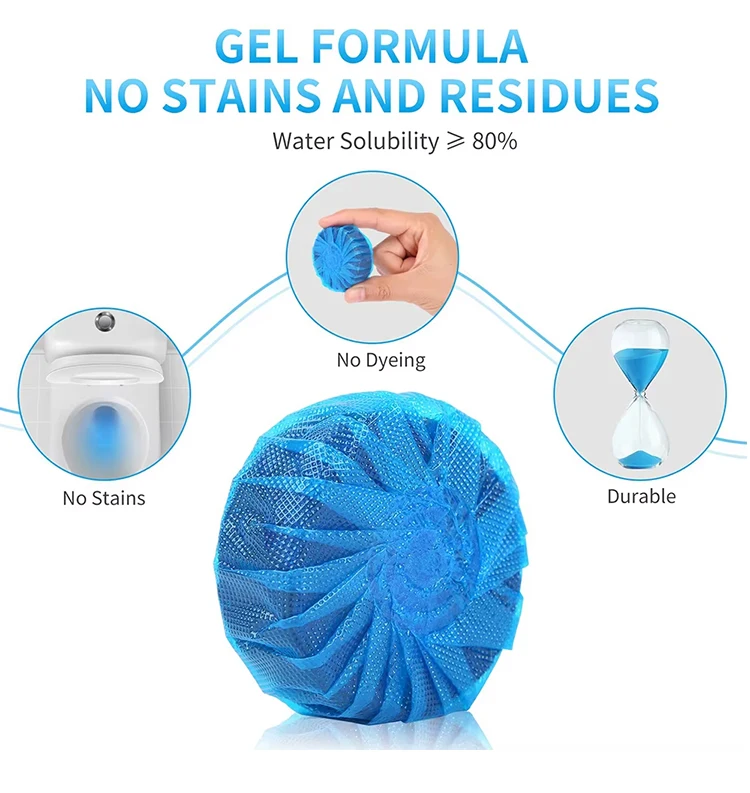OEM Wholesale Effervescent Toilet Bowl Cleaner Block Foaming Detergent Powder Detergent Automatic Toilet Tank Cleaner