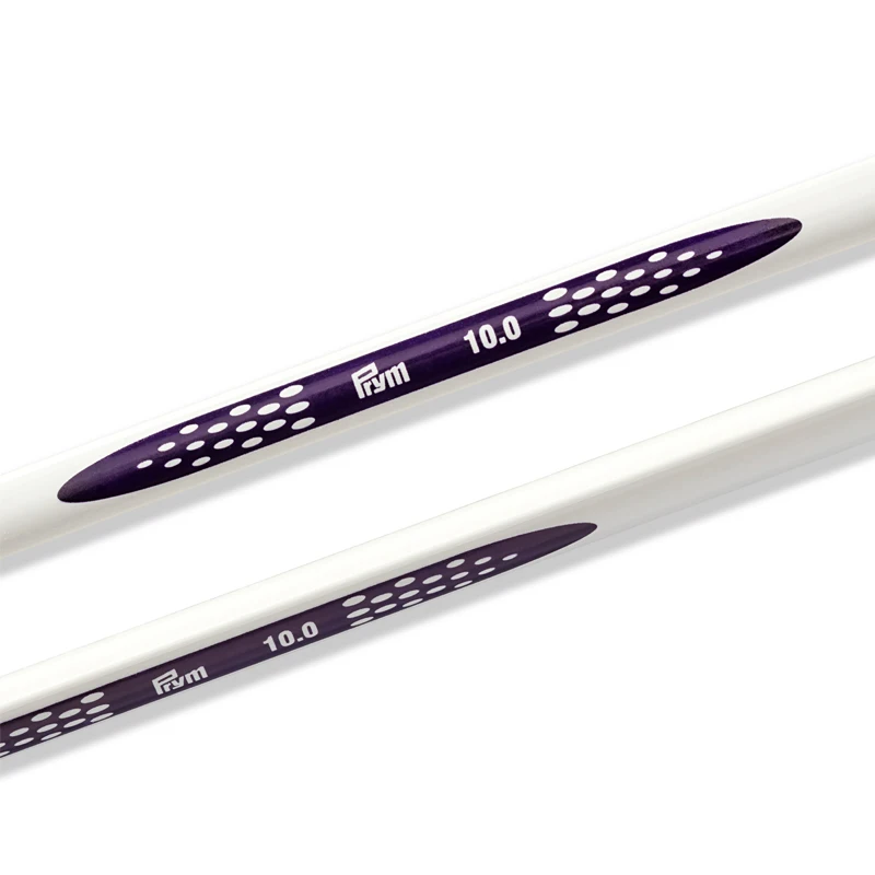 Prym Ergonomics 190363 35cm x 10mm Single-Point Plastic Ergonomic Knitting Pins / Needles
